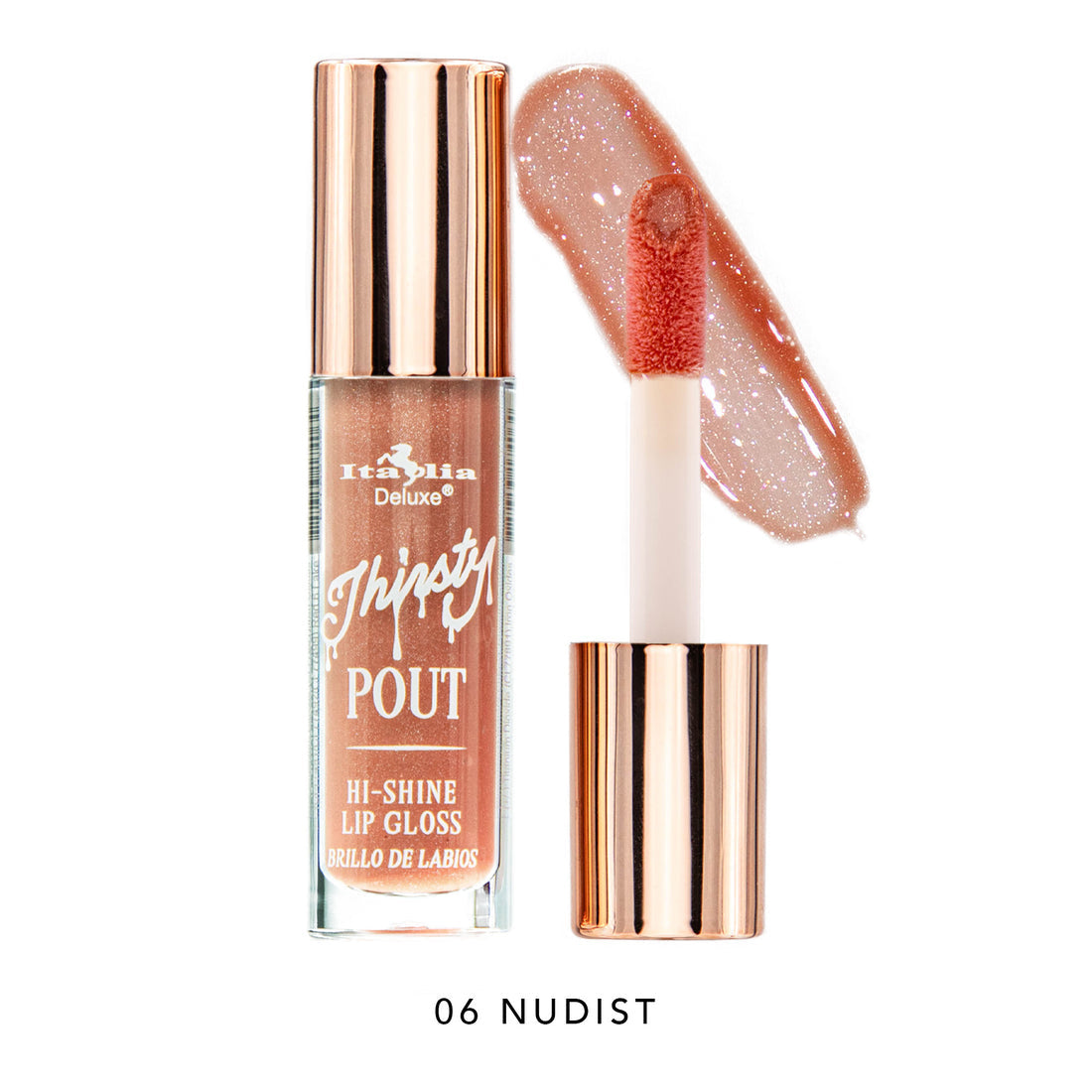 Thirsty Pout Hi-Shine Lip Gloss - Italia Deluxe