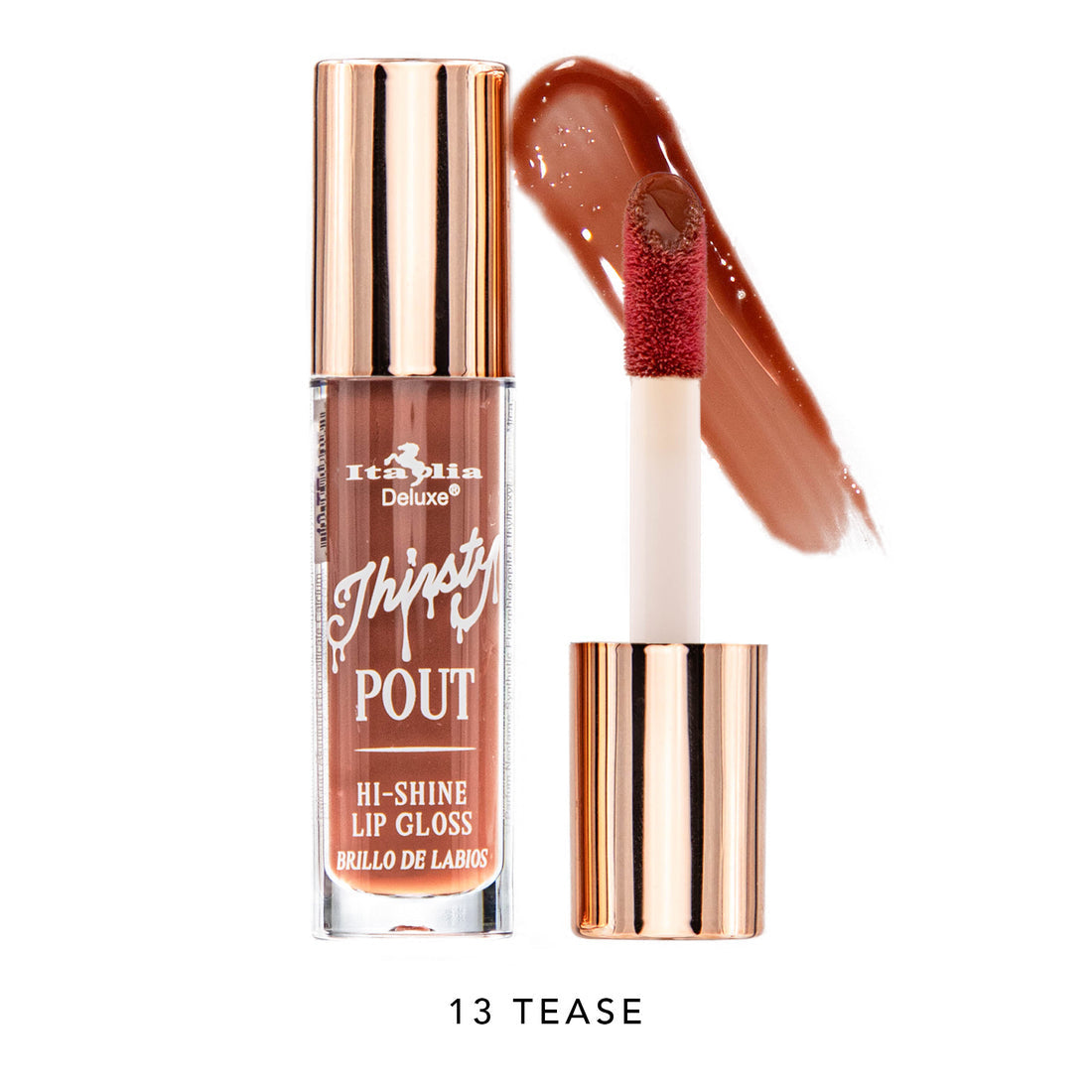 Thirsty Pout Hi-Shine Lip Gloss - Italia Deluxe