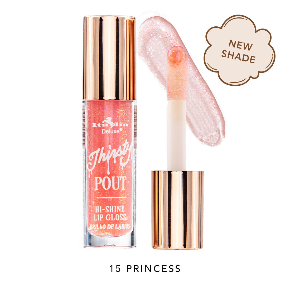 Thirsty Pout Hi-Shine Lip Gloss - Italia Deluxe