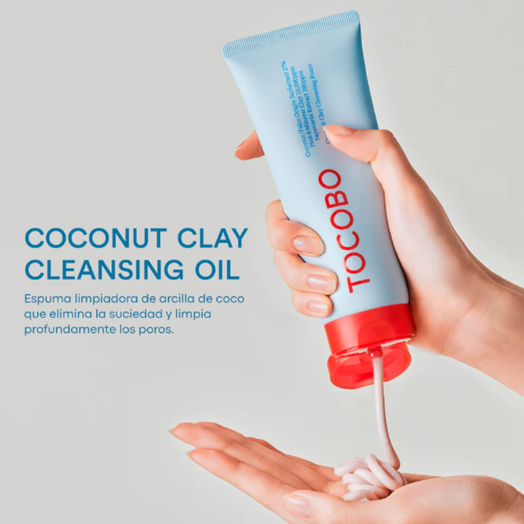 Coconut Clay Cleansing Foam - TOCOBO