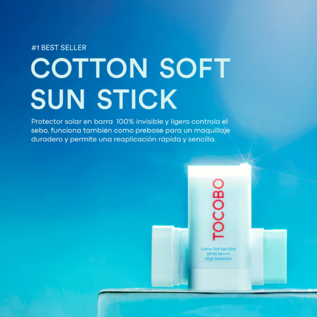 Cotton Soft Sun Stick SPF50+ PA++++ - TOCOBO