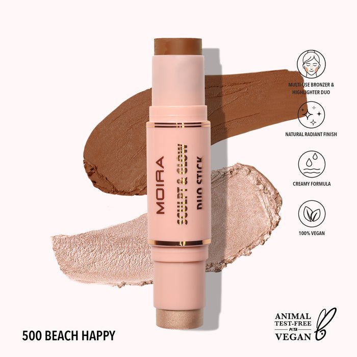Sculpt & Glow Duo Stick Contorno e Iluminador en Barra - Moira