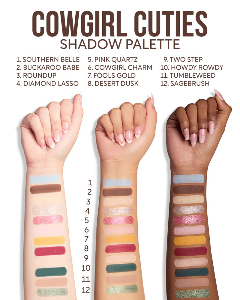 Paleta de Sombras Cowgirl Cuties - Chicas Superpoderosas x Beauty Creations