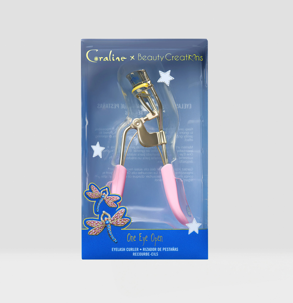 CORALINE X BEAUTY CREATIONS - RIZADOR DE PESTAÑAS - ONE EYE OPEN
