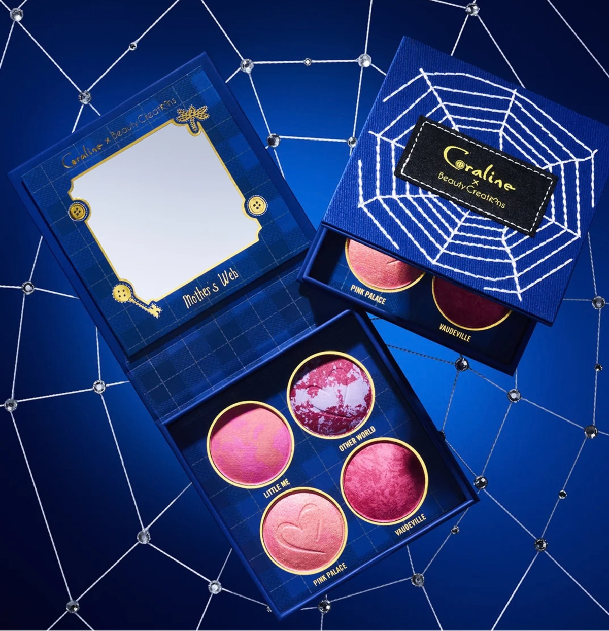 BEAUTY CREATIONS X CORALINE "MOTHER'S WEB" FACE PALETTE