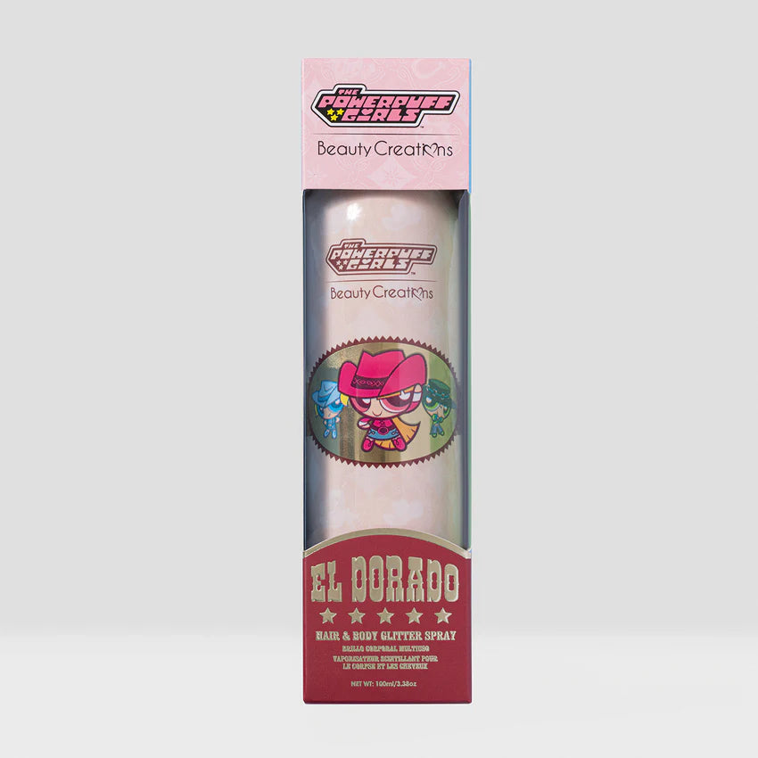 Glitter en Spray El Dorado - Chicas Superpoderosas x Beauty Creations
