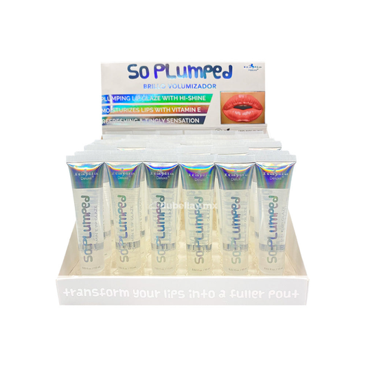 So Plumped Lip Glaze Italia Deluxe - Blíster 36 Unidades Precio por Unidad: $26.00