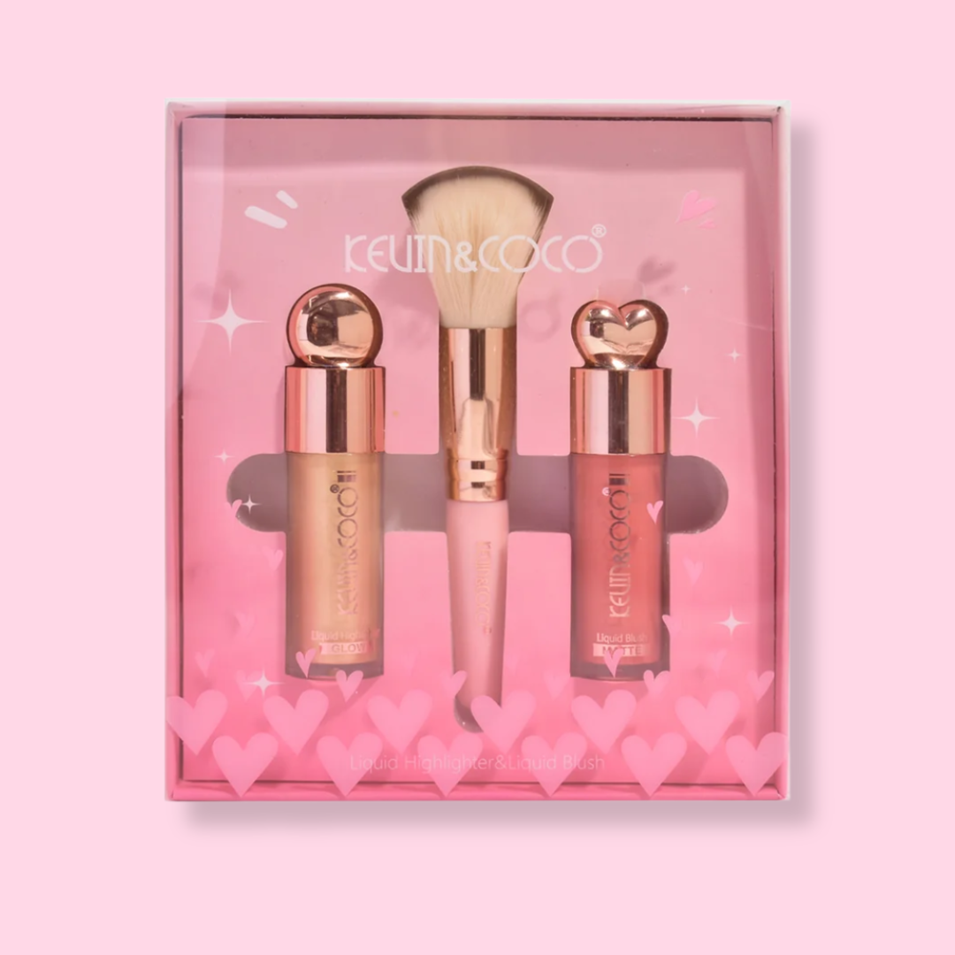 Cheek Glow Blush & Highlighter - Kevin & Coco