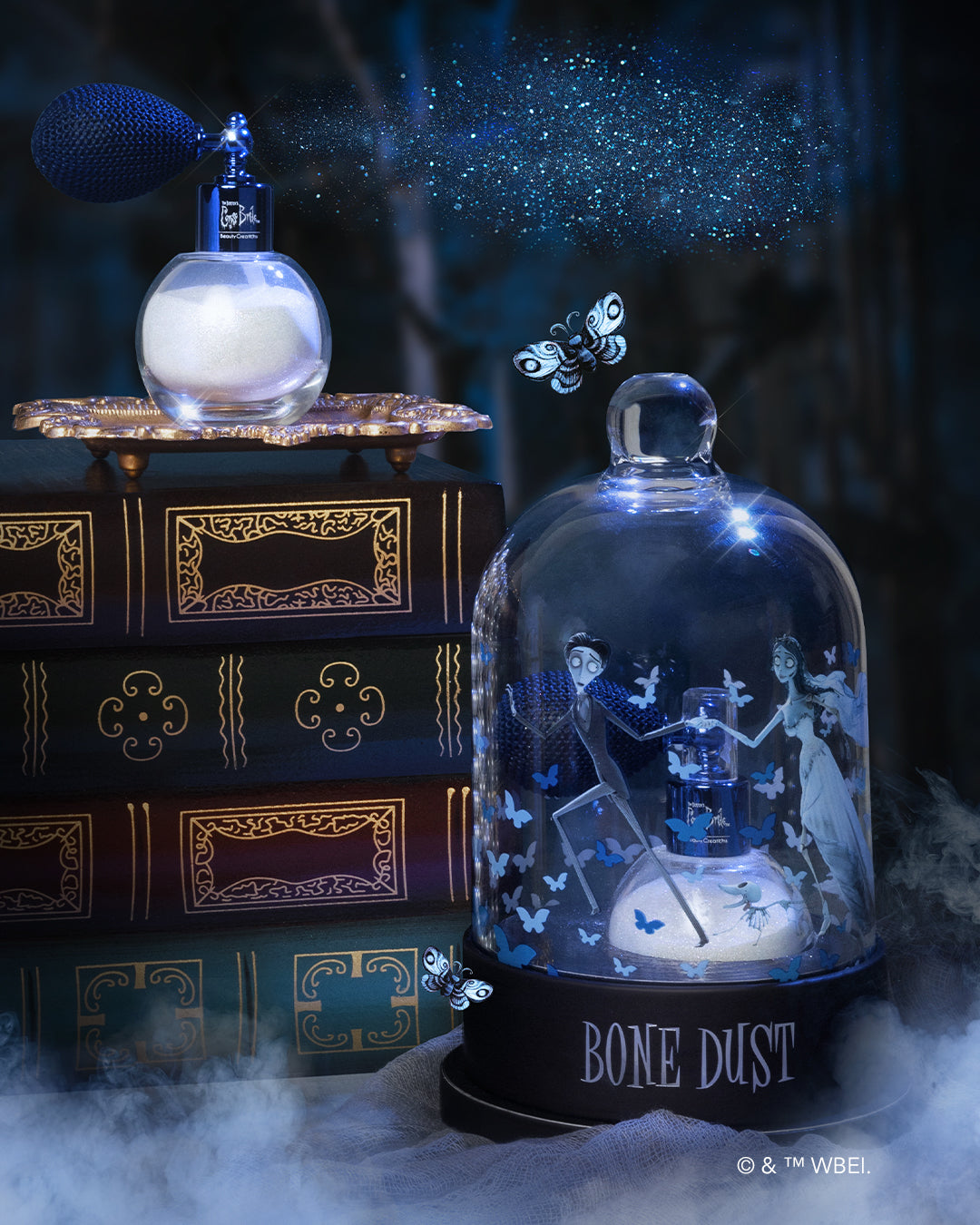 "Bone Dust" Shimmer para Cuerpo y Cabello - Corpse Bride x Beauty Creations