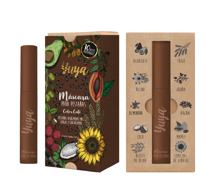 Máscara de pestañas / Rimel "10 aceites naturales" - Yuya