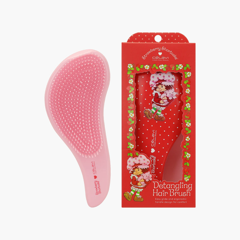 Cepillo Desenredante de Plástico Rojo Strawberry Shortcake - Celavi