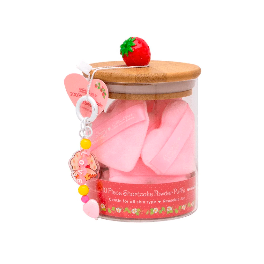10 borlas para polvo Strawberry Shortcake - Celavi