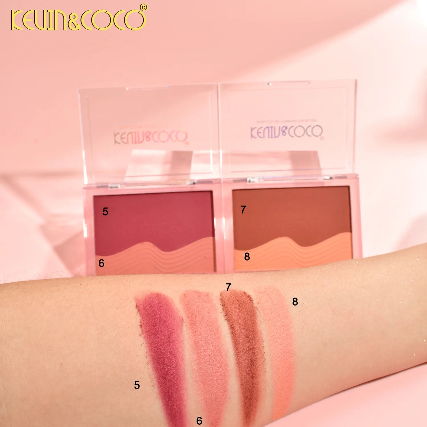 Wave Duo Blush Rubor en Polvo - Kevin & Coco