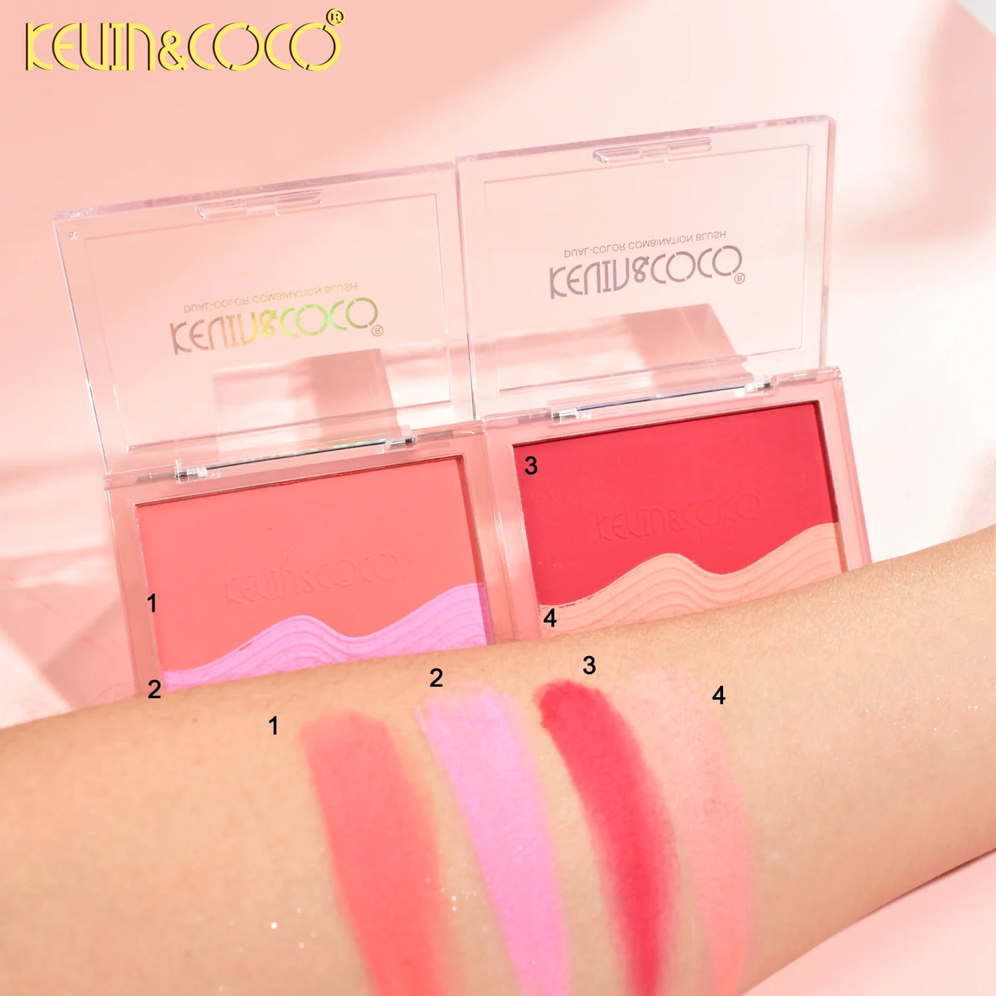 Wave Duo Blush Rubor en Polvo - Kevin & Coco