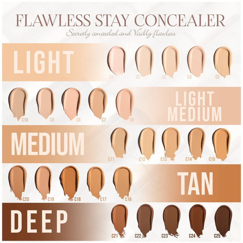 Corrector Facial Líquido Flawless Stay Concealer - Beauty Creations