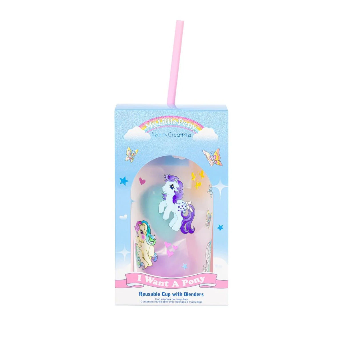 "I Want A Pony" Reusable Cup with Blenders - My Little Pony x Beauty Creations