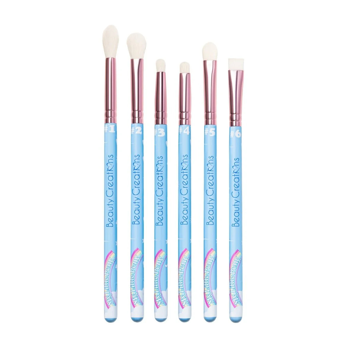 "Rainbow Magic" 6 Piece Eye Brush Set - My Little Pony x Beauty Creations