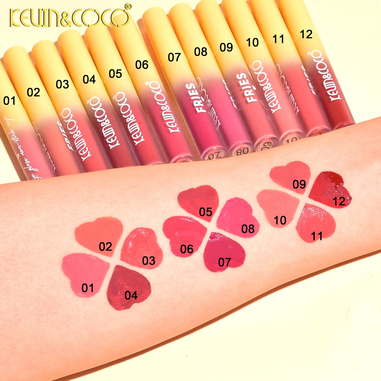 Fries Baby Set de 4 Glosses - Kevin & Coco