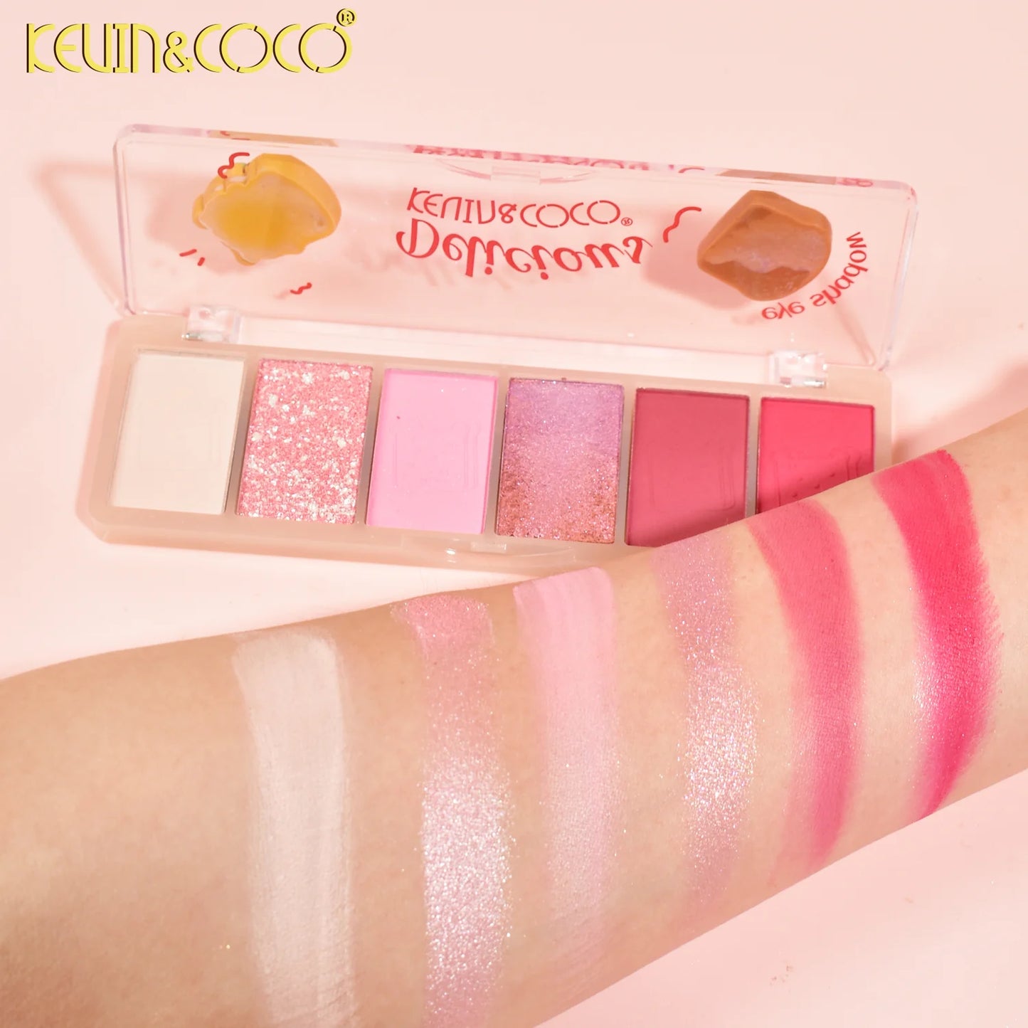 Paleta de Sombras 6 Tonos - Kevin & Coco
