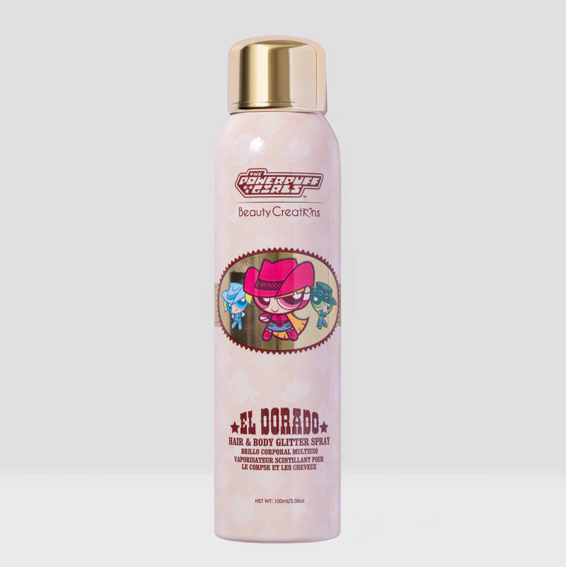 Glitter en Spray El Dorado - Chicas Superpoderosas x Beauty Creations
