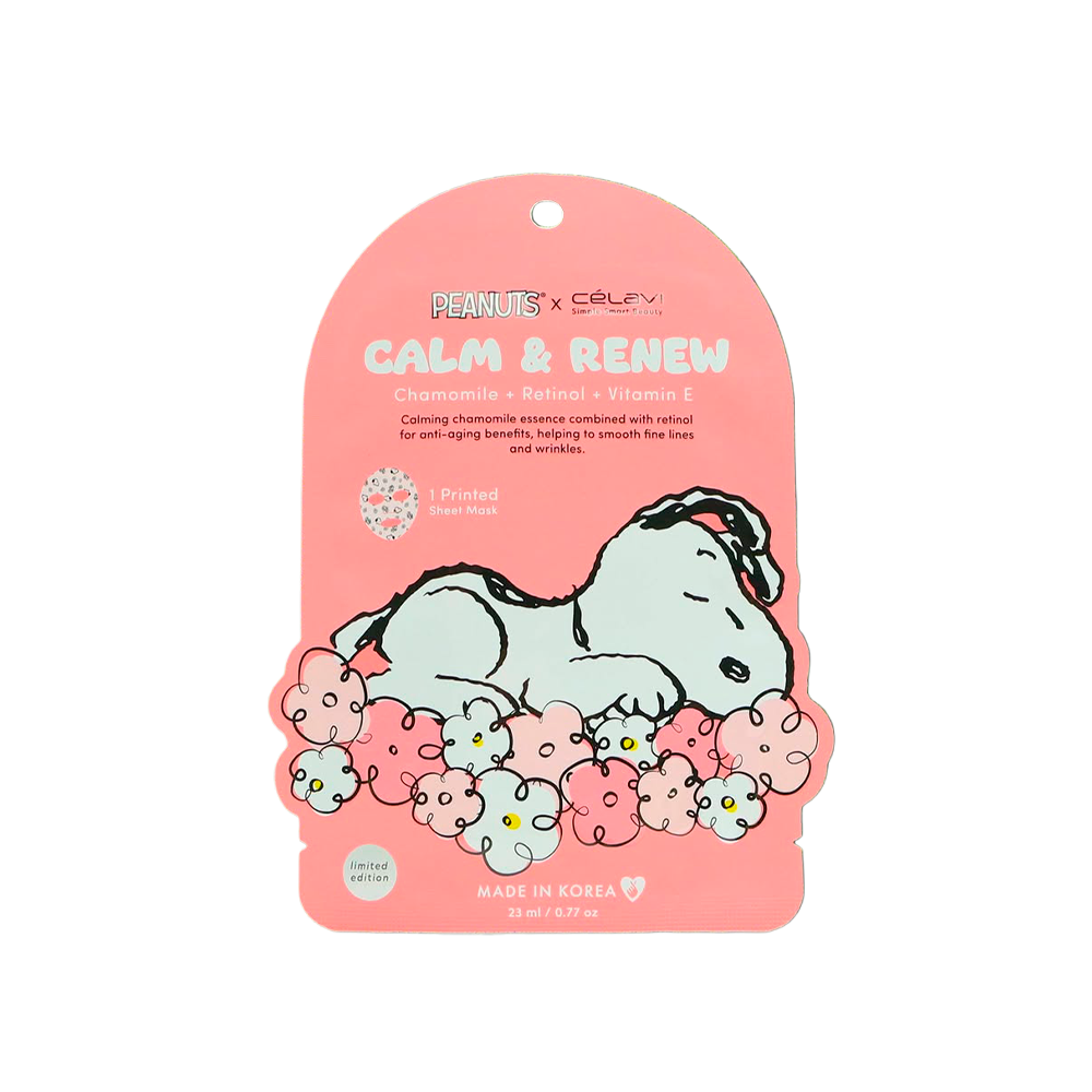 Mascarilla Facial - Peanuts x Celavi