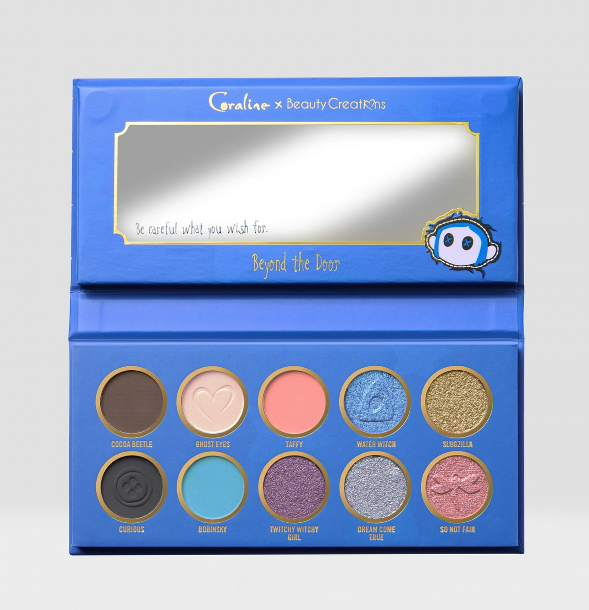 CORALINE X BEAUTY CREATIONS - PALETA DE SOMBRAS - BEYOND THE DOOR