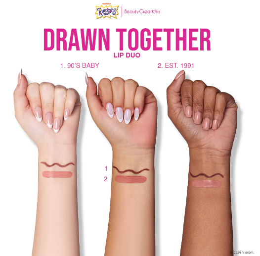 Duo de labios Delineador & Lip Paint ¨Drawn Together¨- Rugrats x Beauty Creations