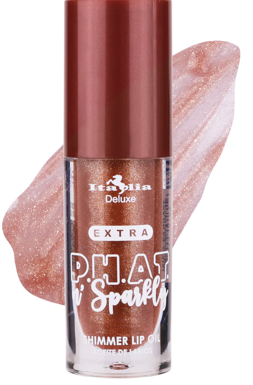 Extra P.H.A.T. n' Sparkly Shimmer Lip Oil - Italia Deluxe