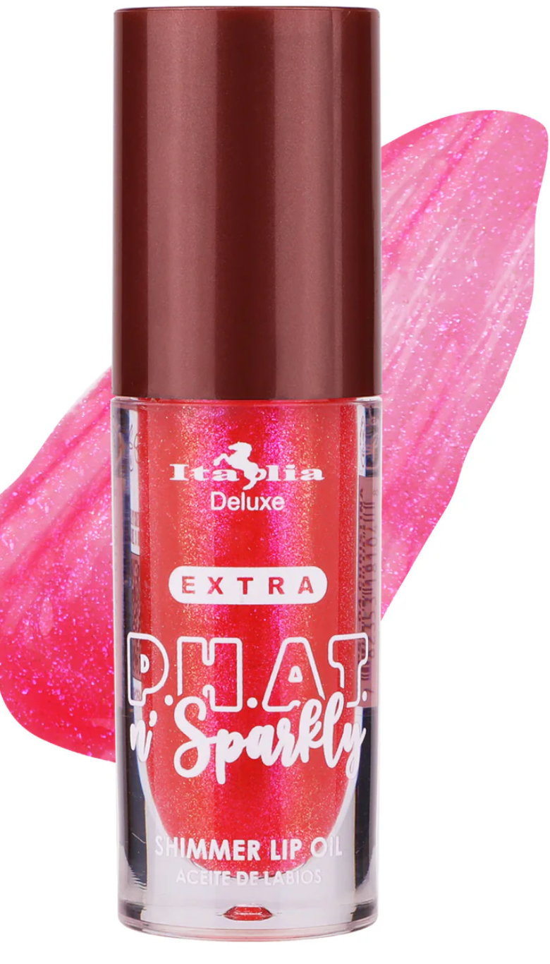 Extra P.H.A.T. n' Sparkly Shimmer Lip Oil - Italia Deluxe