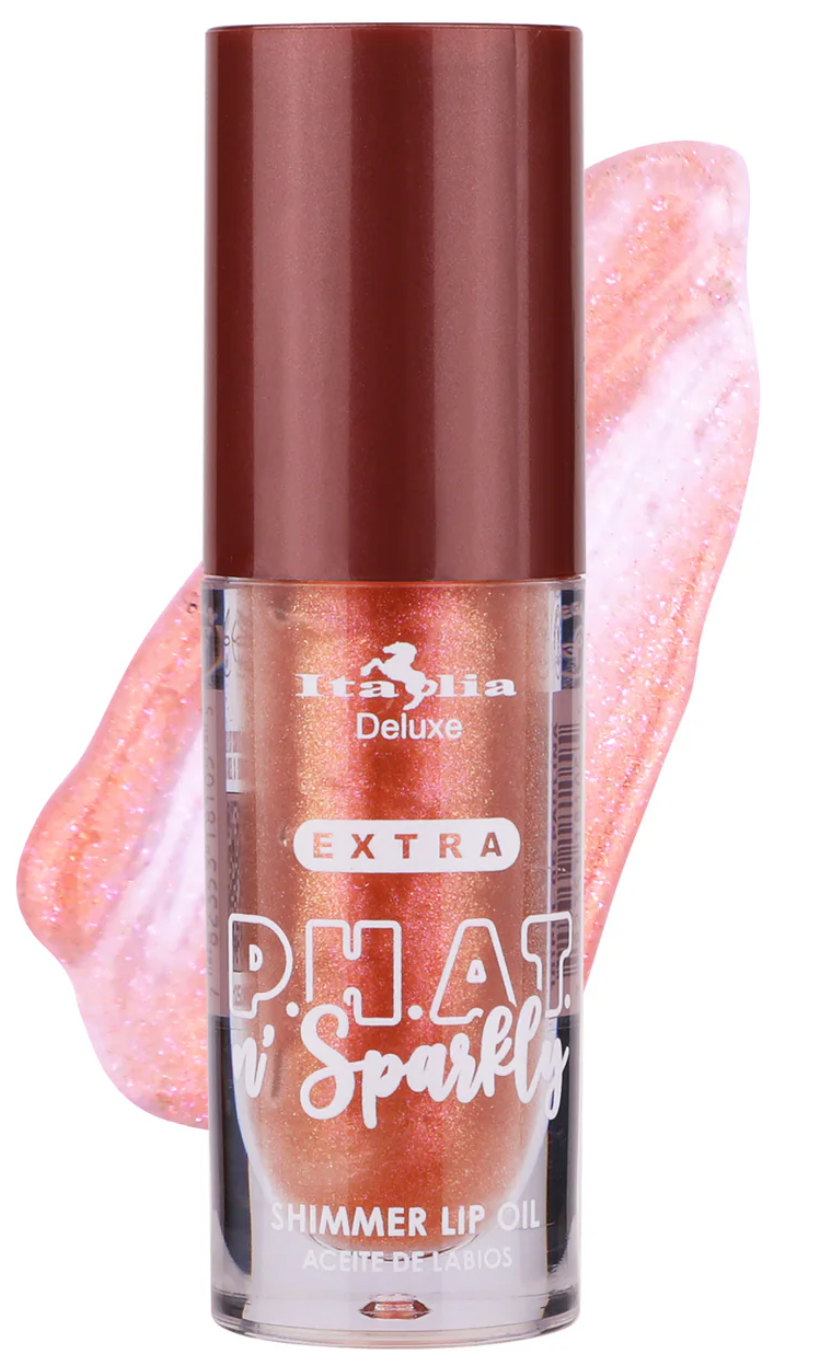 Extra P.H.A.T. n' Sparkly Shimmer Lip Oil - Italia Deluxe