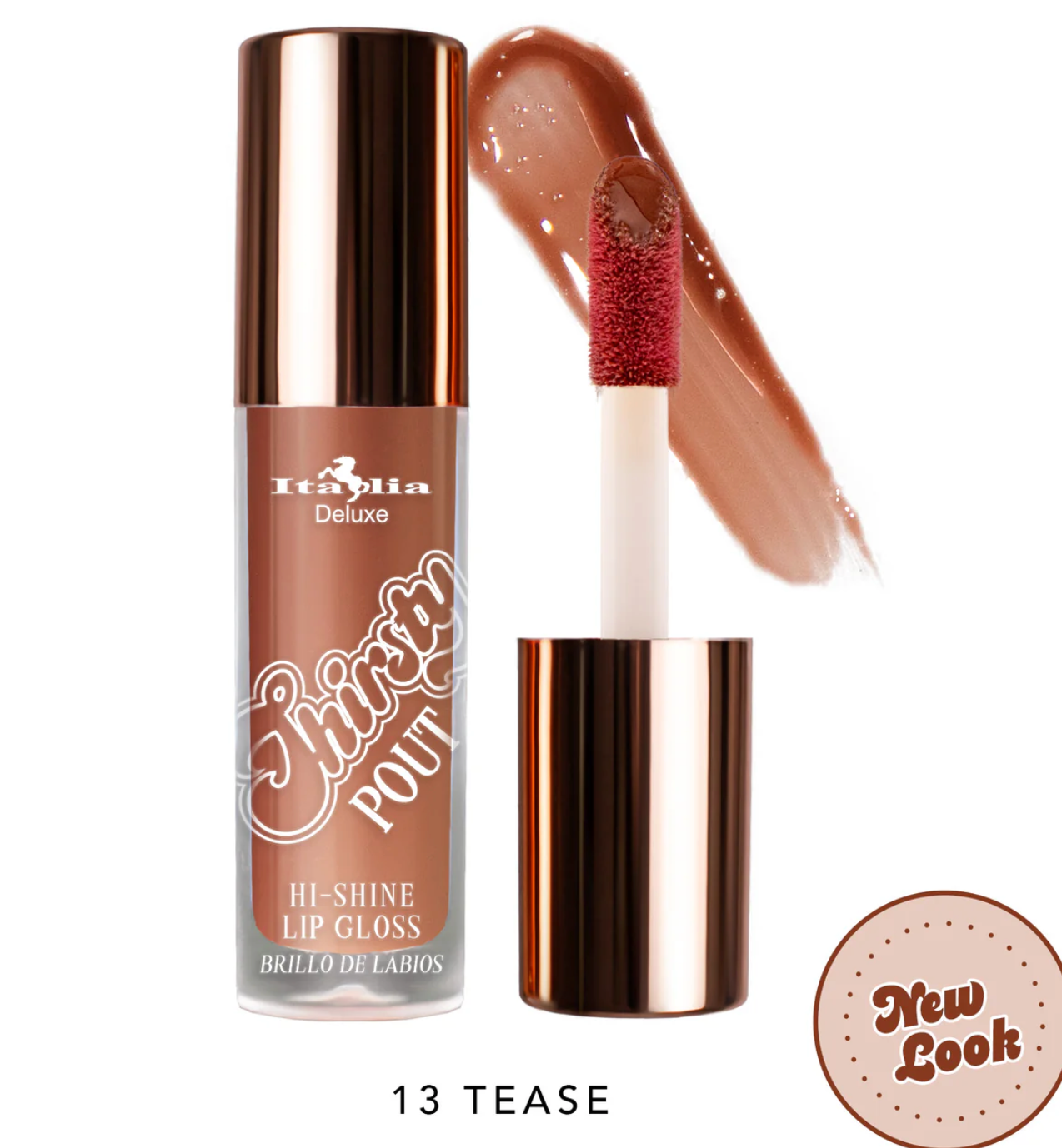 Thirsty Pout Hi-Shine Lip Gloss - Italia Deluxe