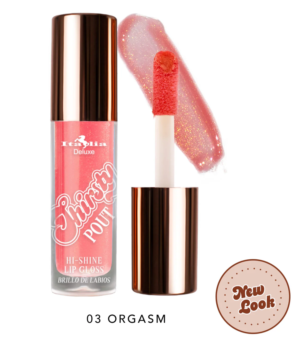 Thirsty Pout Hi-Shine Lip Gloss - Italia Deluxe