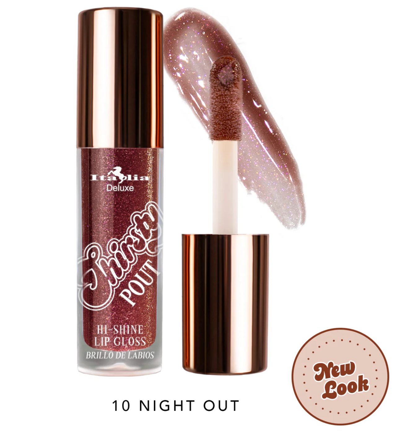 Thirsty Pout Hi-Shine Lip Gloss - Italia Deluxe
