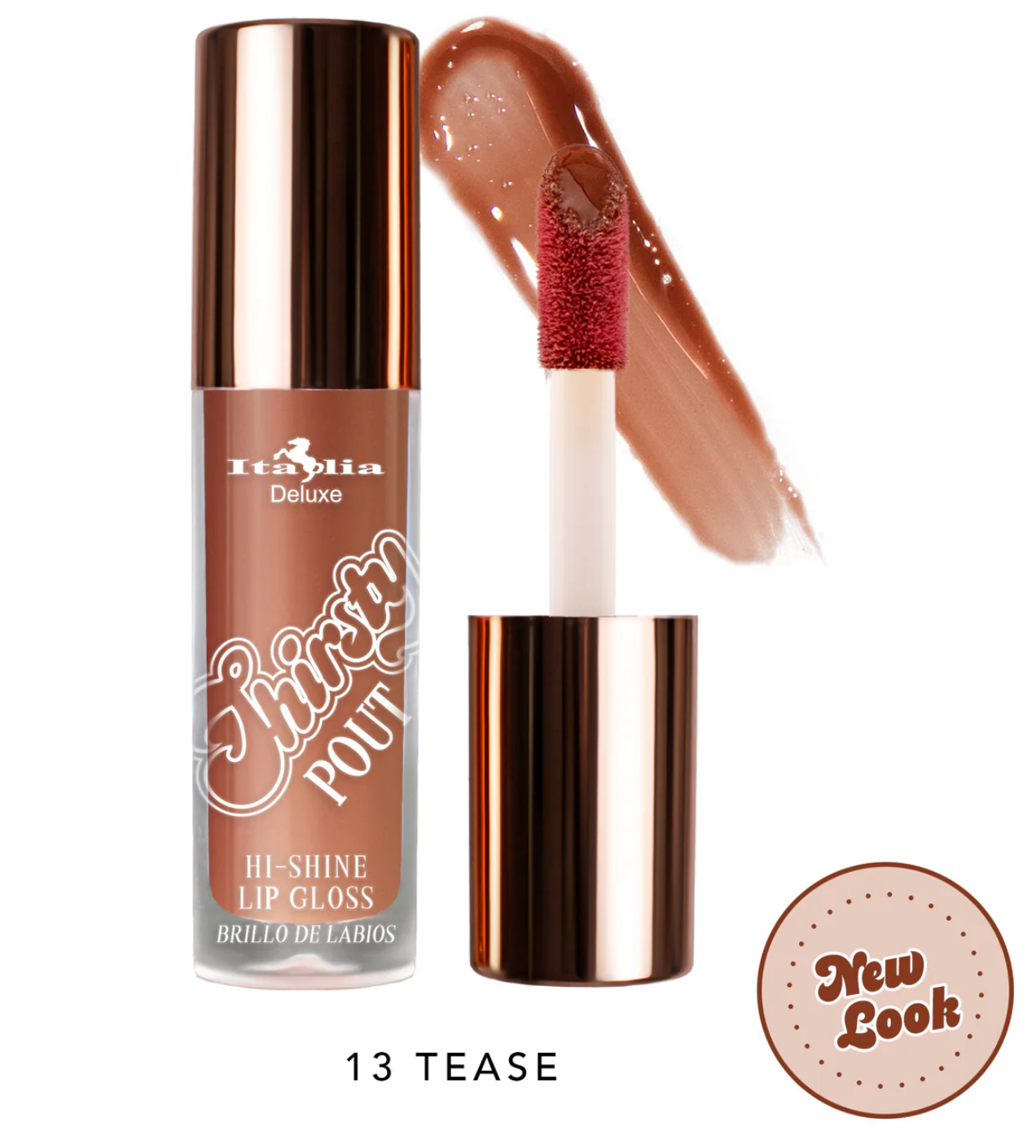 Thirsty Pout Hi-Shine Lip Gloss - Italia Deluxe