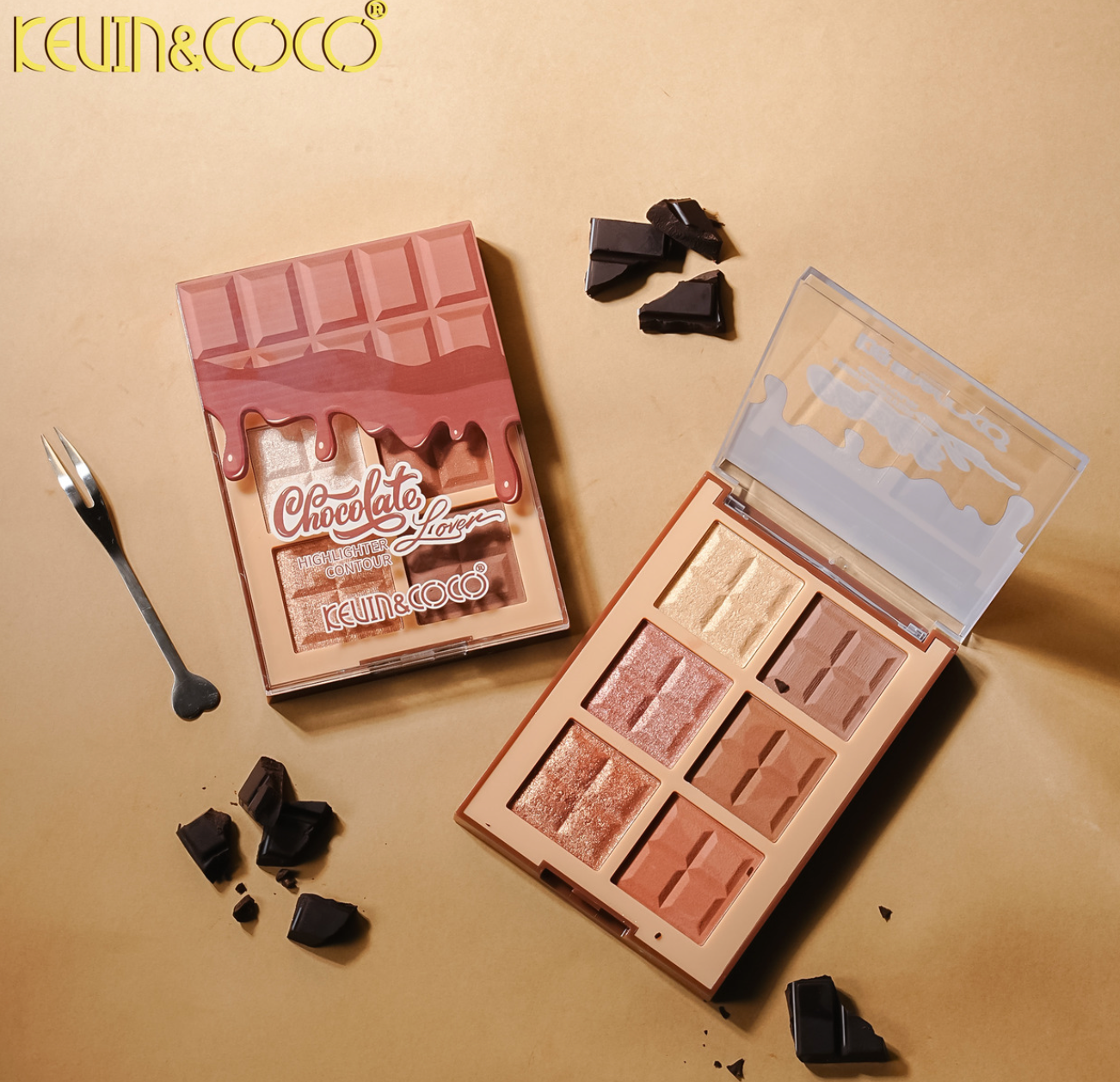 Chocolate Lover Highlighter Contour - Kevin&Coco