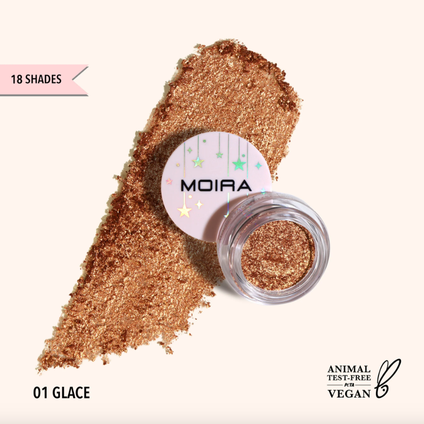 Starshow Shadow Pot 01 Glacé Moira Cosmetics