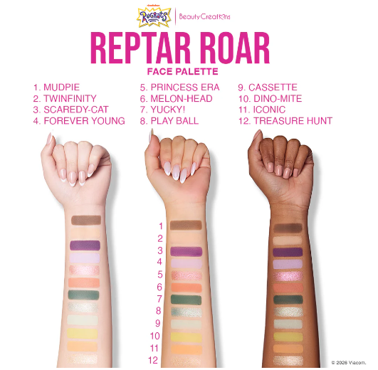 Paleta de sombras ¨Reptar Roar¨ - Rugrats x Beauty Creations