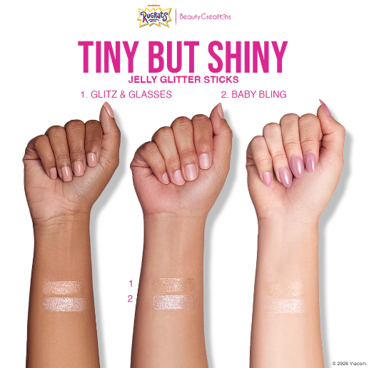 Barras de brillo en gel 2 pzs ¨Tiny but Shiny¨- Rugrats x Beauty Creations