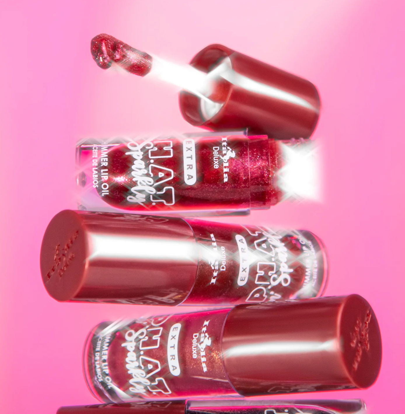 Extra P.H.A.T. n' Sparkly Shimmer Lip Oil - Italia Deluxe