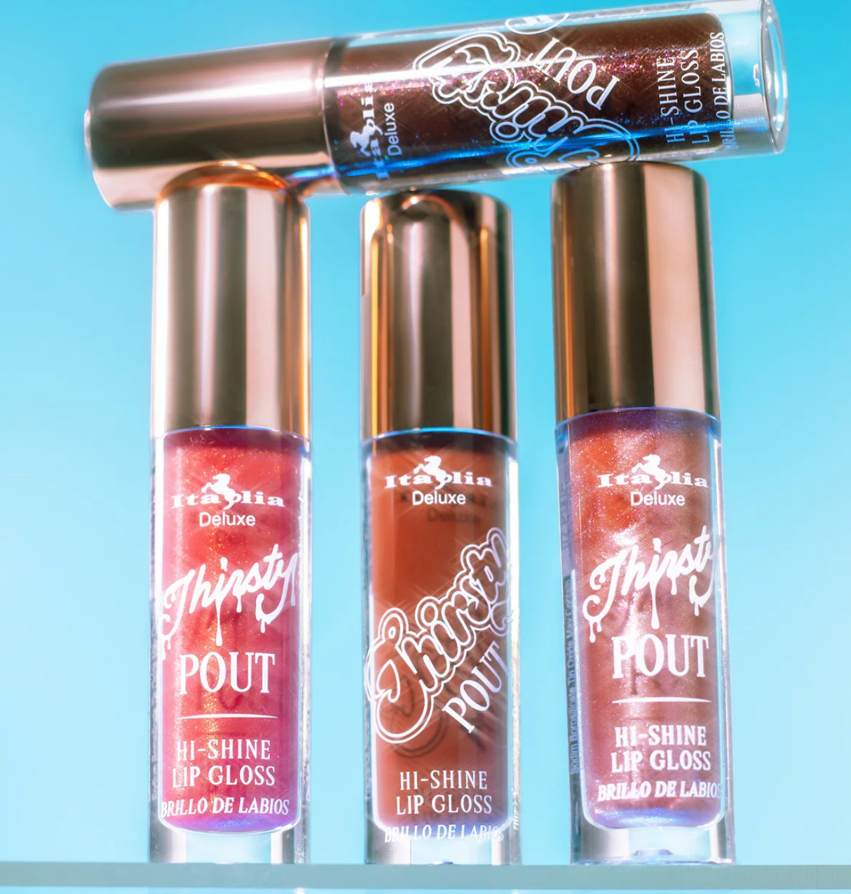 Thirsty Pout Hi-Shine Lip Gloss - Italia Deluxe
