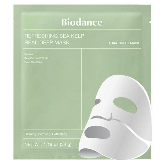 Refreshing Sea Kelp Real Deep Mask caja 4 - Biodance