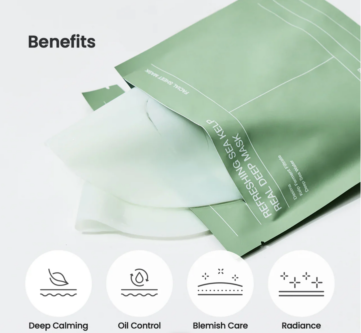 Refreshing Sea Kelp Real Deep Mask caja 4 - Biodance