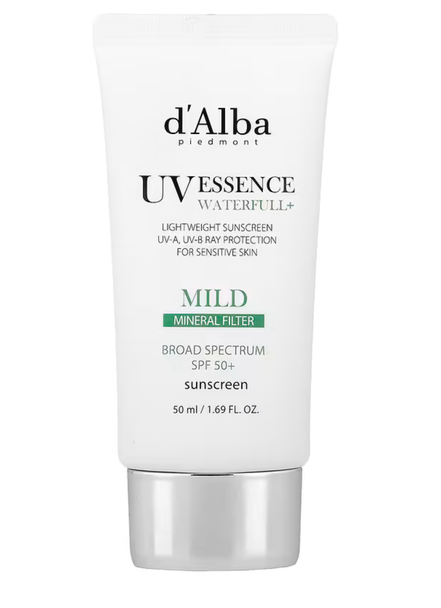 Protector Solar MILD UV Essence Waterfull +, Suave, FPS +50 - d'Alba