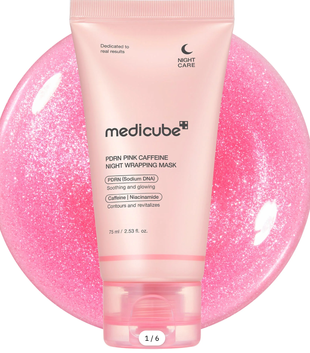 PDRN Pink Caffeine Night Wrapping Mask  - Medicube