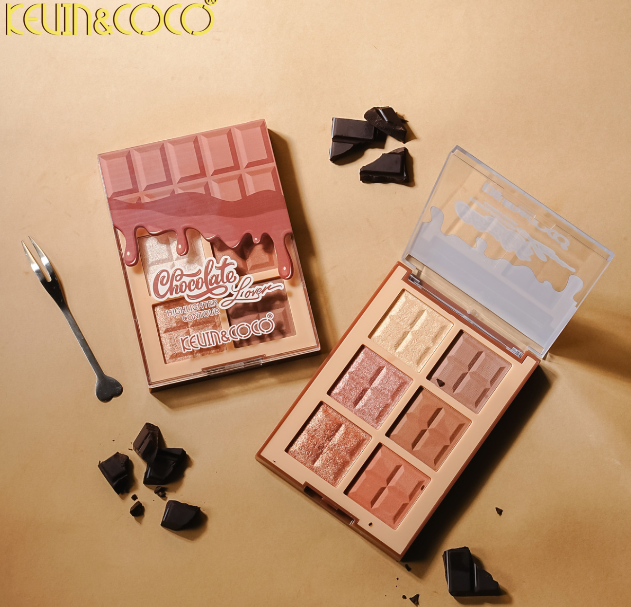 Chocolate Lover Highlighter Contour - Kevin&Coco