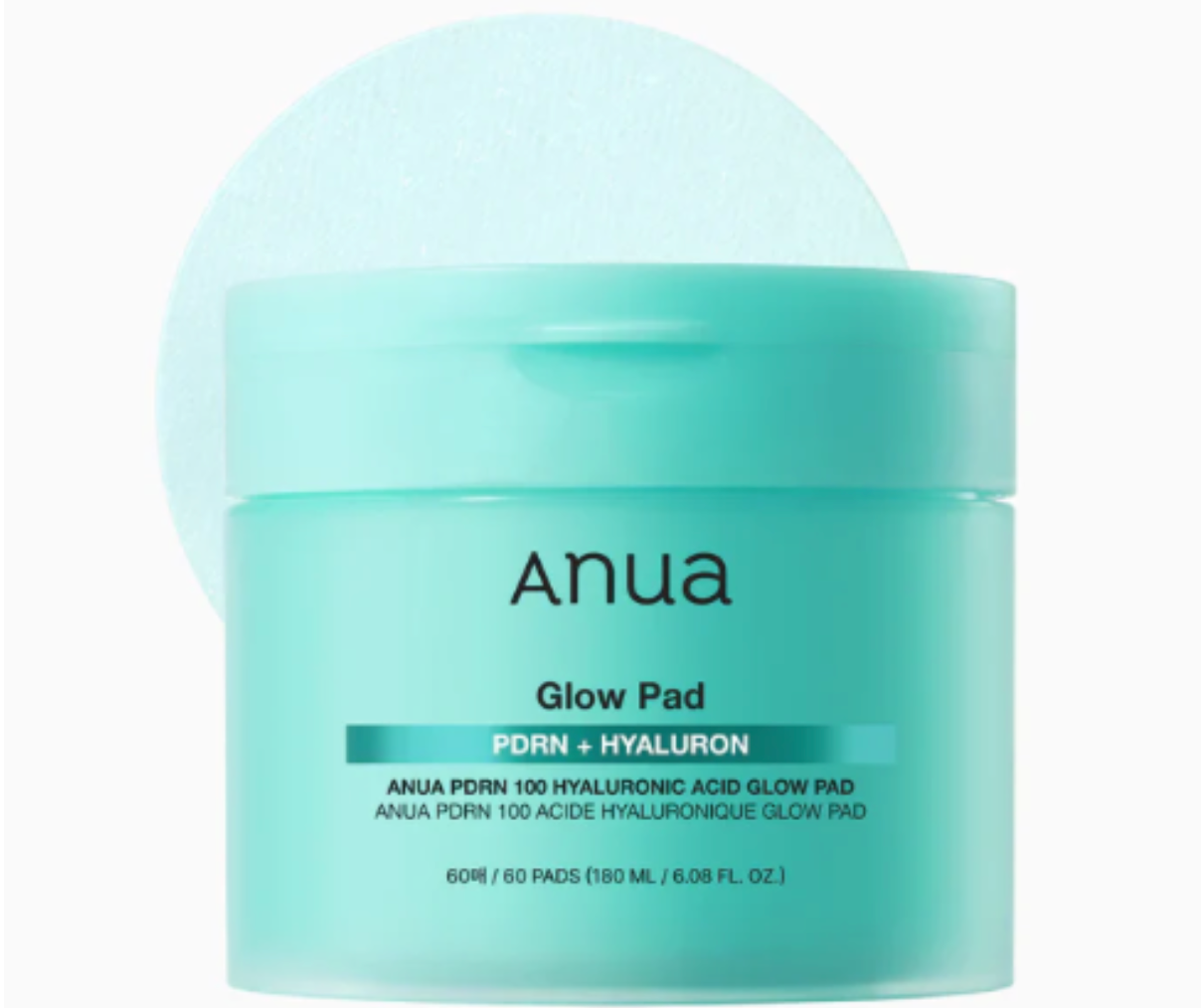 PDRN 100 Hyaluronic Acid Glow Pad - 60pads - Anua
