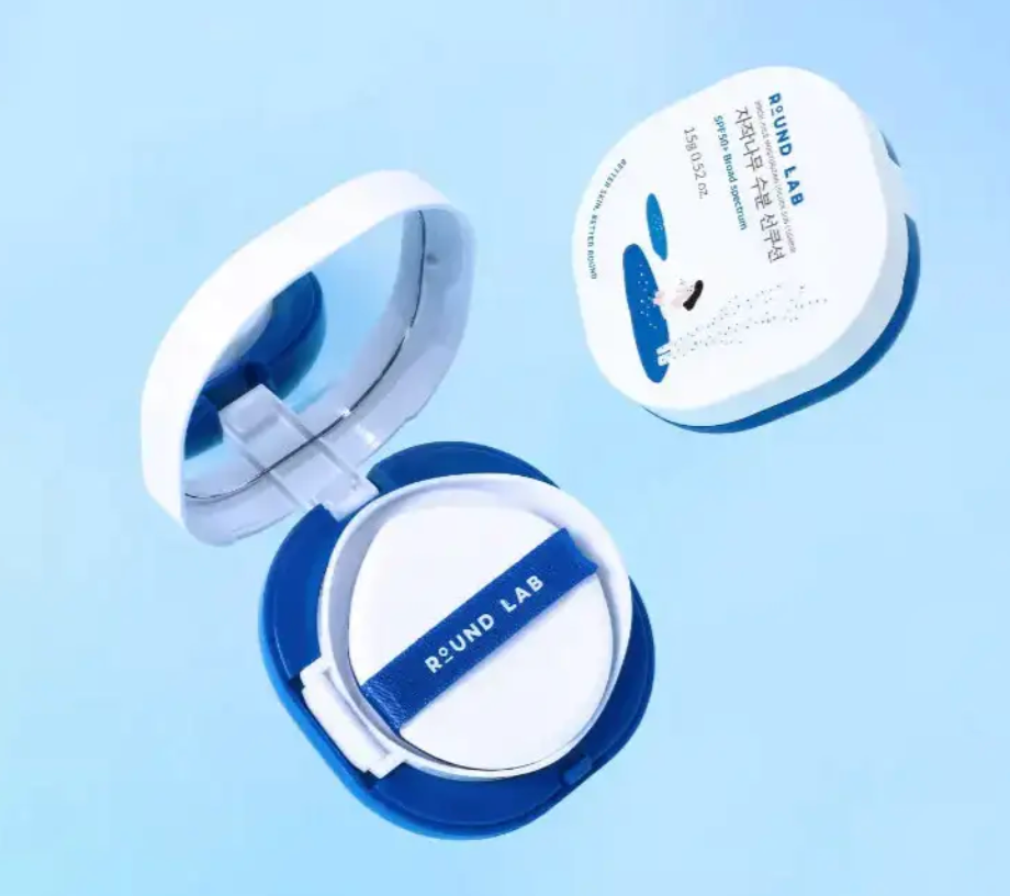 Birch Moisturizing Sun Cushion SPF 50+ - Roound Lab