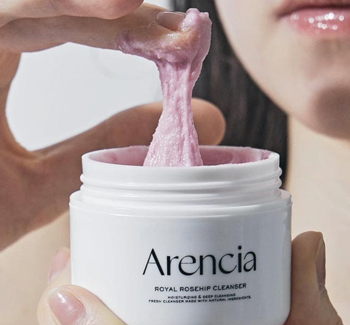 Fresh Rosehip Rice Mochi Cleanser - Arencia