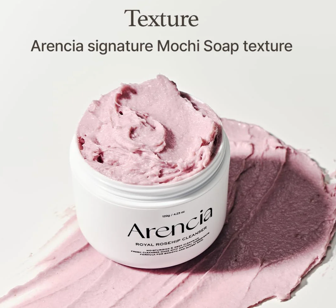 Fresh Rosehip Rice Mochi Cleanser - Arencia