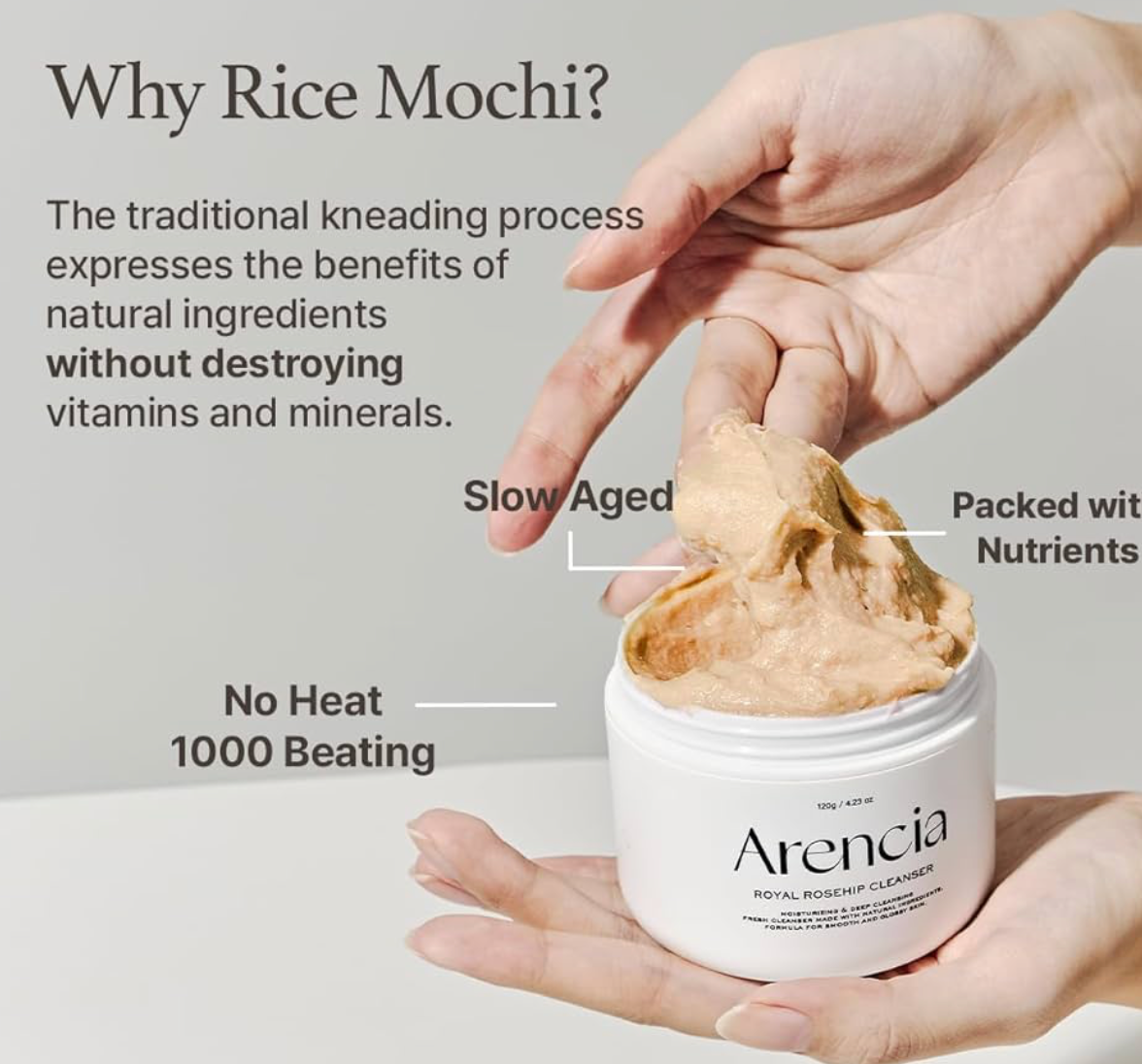 Calendula Rice Mochi Cleanser -Arencia